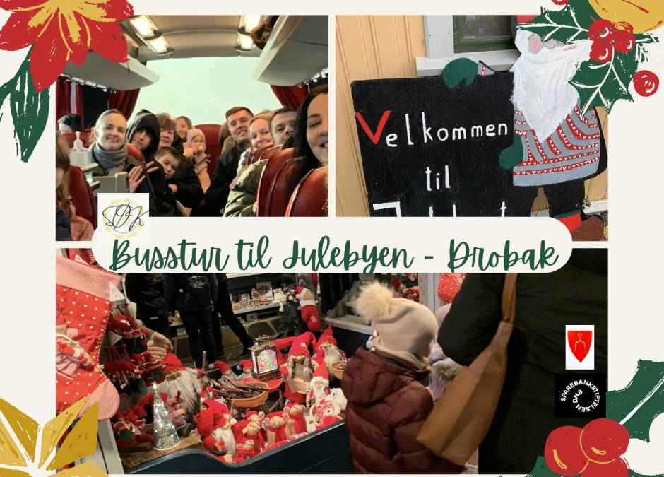 Bli med busstur til Drøbak julebyen