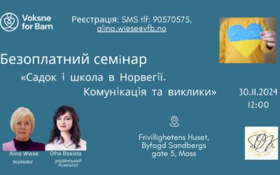 Praktisk seminar for foreldre med psykolog Alina Wiese
